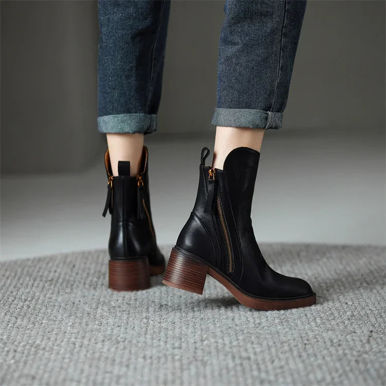 GRAZIA - Leather Boots