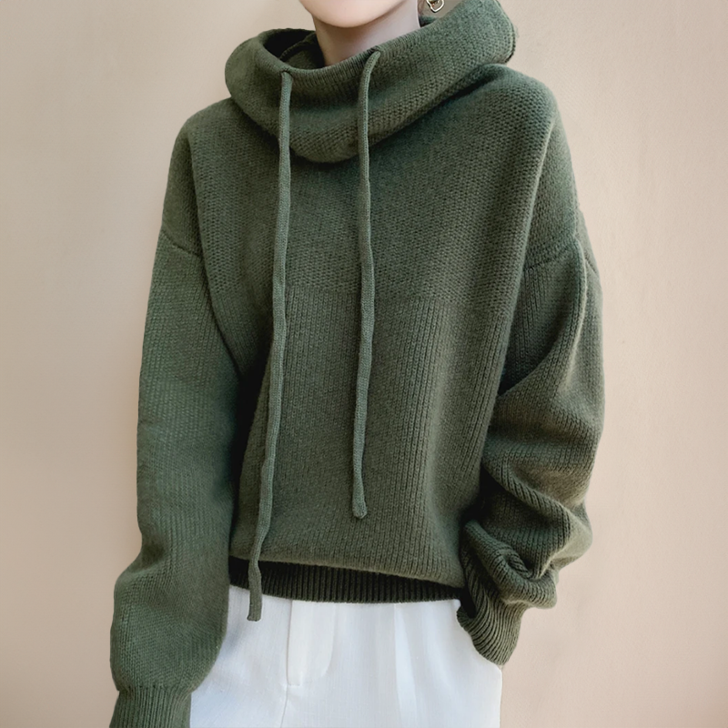 Sienna - High-Neck Hoodie